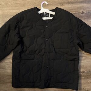 Men's Black Quilted Jacket